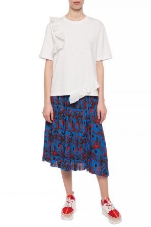 Pleated skirt with printed pattern, zdjęcie 2 Pleated skirt with printed pattern od Kenzo